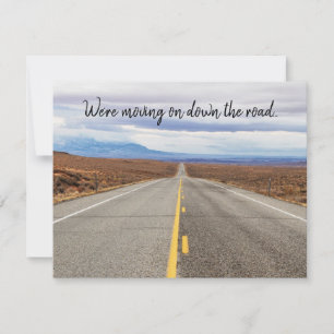 Anuncio Estamos Moviéndonos por la Carretera Foto de Carre