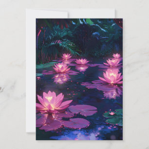 Anuncio Estanque de Loto Rosa Zen de Medianoche