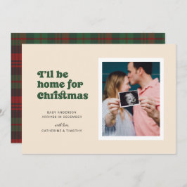 Anuncio Estaré en casa para el embarazo de Navidades (verd