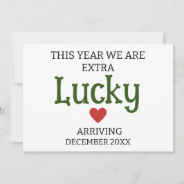 Anuncio Este año estamos en un embarazo personalizado extr