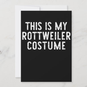 Anuncio Este Es Mi Perro Rottweiler Costume Halloween Lazy