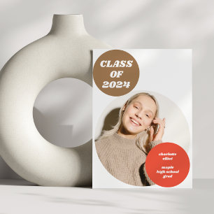 Anuncio Estética Retro Única Moderna Foto Graduación