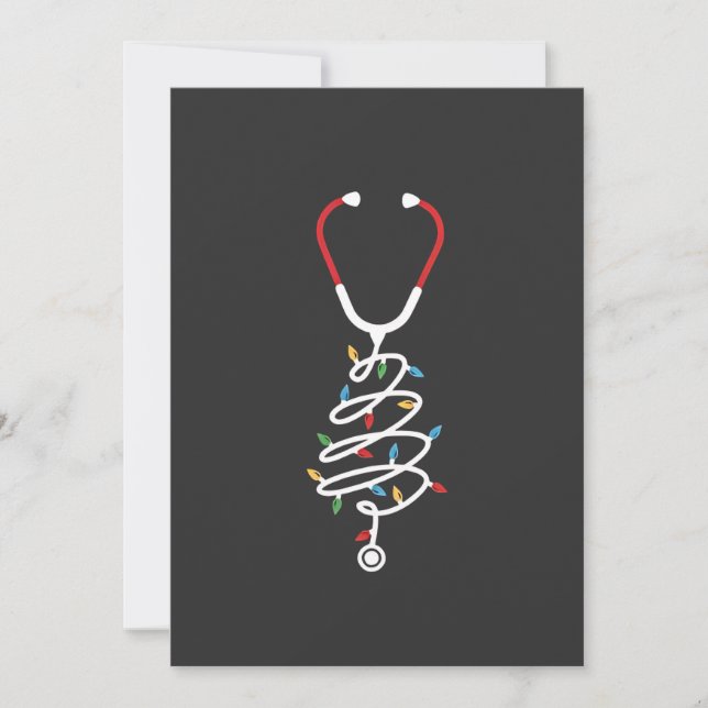 Anuncio Estetioscopio Suministros médicos Luces de árbol d (Anverso)