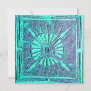 Anuncio ESTRELLA DE LA MAÑANA , azul brillante verde azula