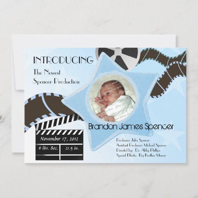 Anuncio Estrella del bebé nace azul (Anverso)