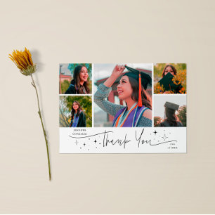 Anuncio Estrellas Brillantes Agradecimiento de Graduación 