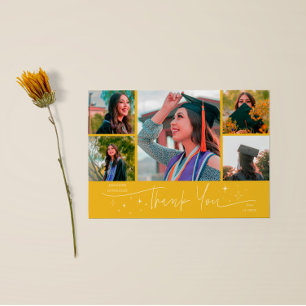 Anuncio Estrellas Brillantes Amarillas Grad Multi Foto Gra