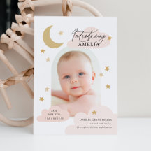 Estrellas de la Luna Nubes Arco Foto Nacimiento Ru