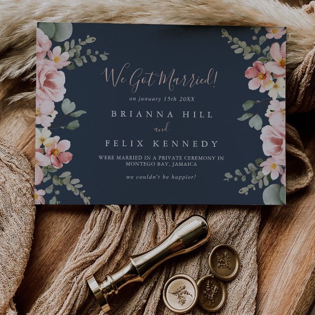 Anuncio Eucalyptus Garden Rosa Elopement Floral (Subido por el creador)
