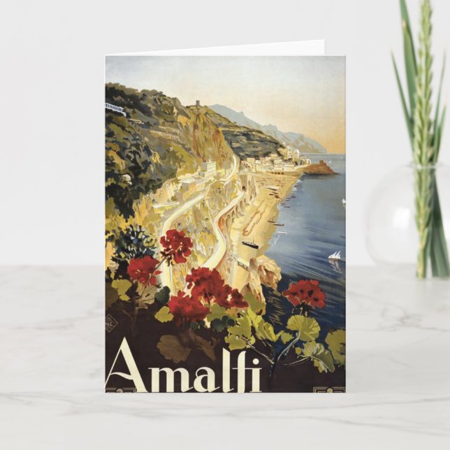 Anuncio europeo del viaje de Amalfi Italia del (Anverso)