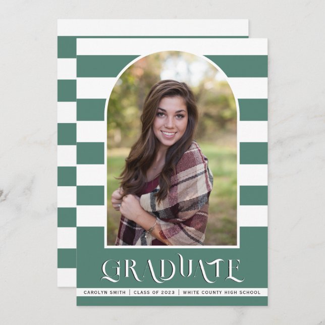 Anuncio Evening sea Class de 2023 arch foto graduación (Anverso / Reverso)