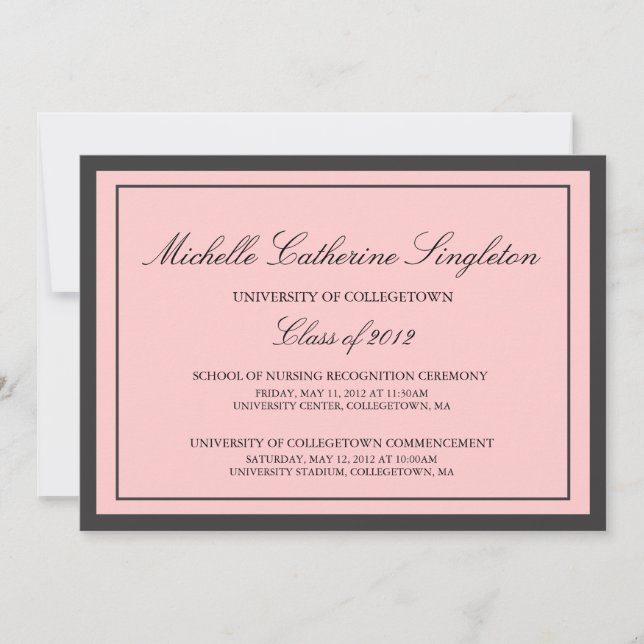 Anuncio Eventos tradicionales de graduación universitaria  (Anverso)