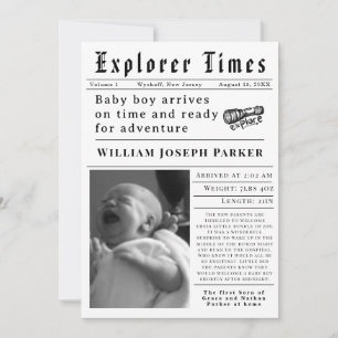 Anuncio Explorer Times Recién Nacido Nacimiento