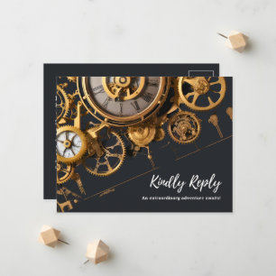 Anuncio Extravagancia Steampunk Relojería Antigua RSVP