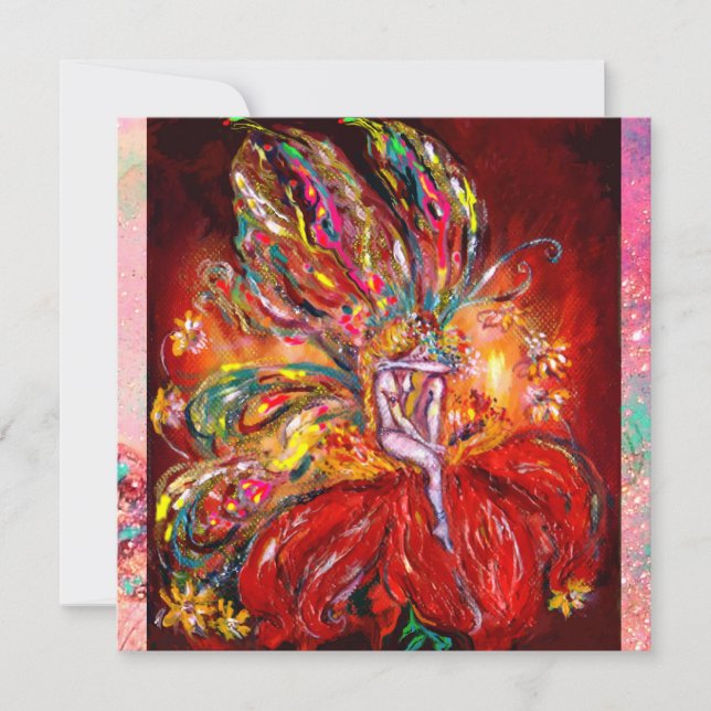 Anuncio FAIRY EN ROJO amarillo rosa verde (Anverso)