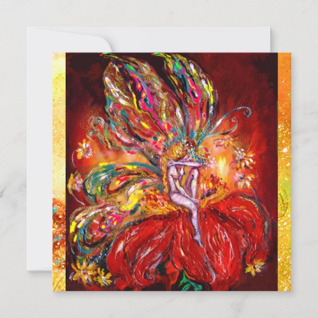 Anuncio FAIRY IN RED ,metal de hielo ,verde amarillo (Anverso)