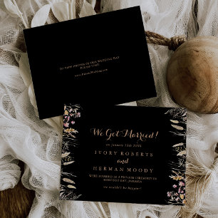 Anuncio Fall Meadow Wild Floral Elopement