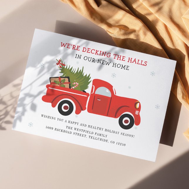 Anuncio Familia navidad de vacaciones en movimiento (Decking The Halls Christmas Moving Announcement)