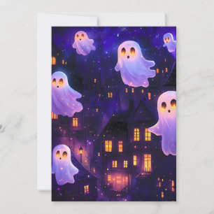 Anuncio Fantasmas voladores de la medianoche de Halloween 