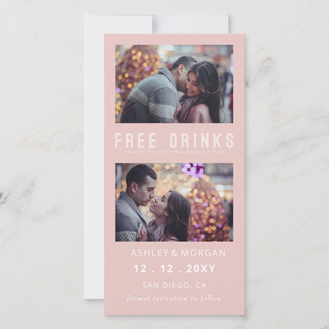 Anuncio Fantástica bebida Gratuita Fotomía Boda Salva La F (Anverso)