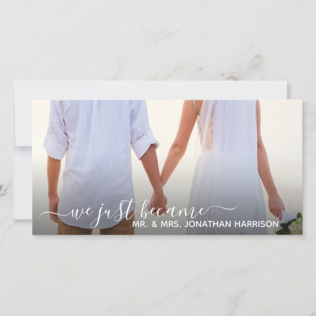 Anuncio Faros Florales Sr. Mrs Photo Just Casried Website (Anverso)