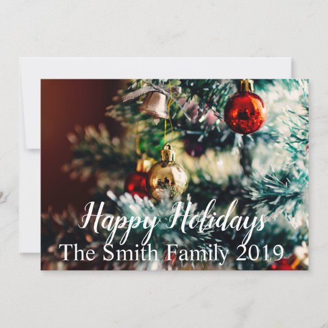 Anuncio Felices Fiestas (Anverso)