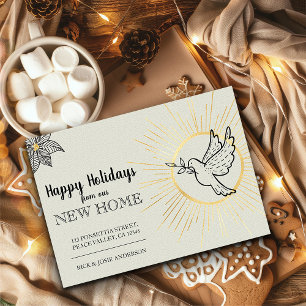 Anuncio Felices Fiestas de New Home Dove of Peace Moving