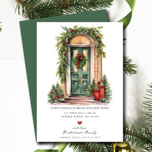 Anuncio Felices Fiestas Nuevo Hogar en Movimiento