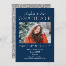 Anuncio Felicitaciones a nuestro Purpurina de Graduado Fau