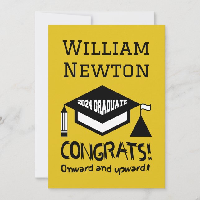 Anuncio ¡Felicitaciones, graduado 2024! (Anverso)