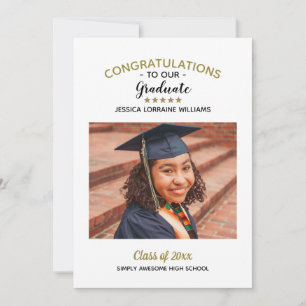 Anuncio Felicitaciones Personalizado Foto Graduada