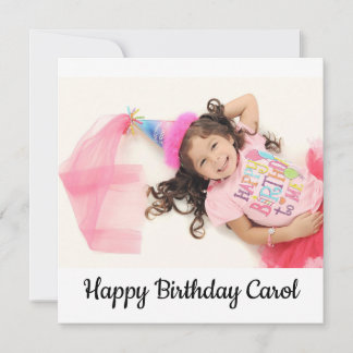 Anuncio Feliz cumpleaños Carol