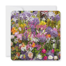 Feliz Día de la Madre con flores