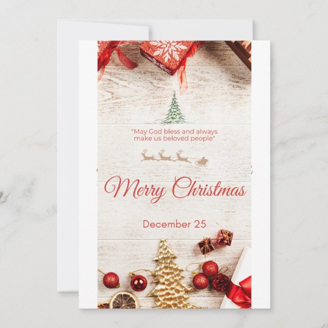 Anuncio Feliz Navidad (Anverso)