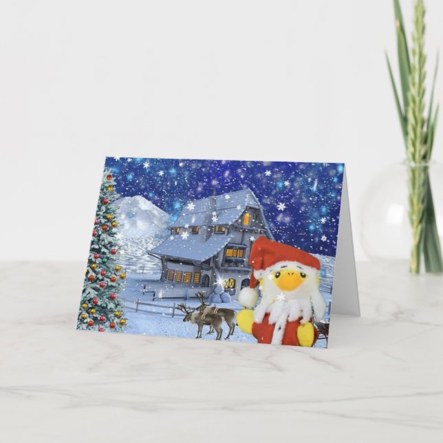 Anuncio Feliz Navidad de Danny Duck (Anverso)