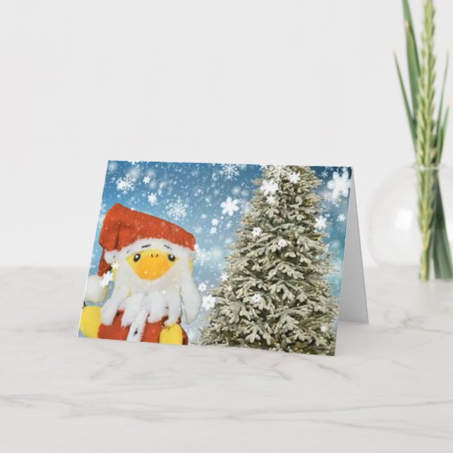 Anuncio Feliz Navidad de Danny Duck (Anverso)