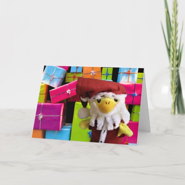 Anuncio Feliz Navidad de Danny Duck  (Anverso)