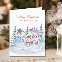 Feliz Navidad desde el nuevo hogar en movimiento d