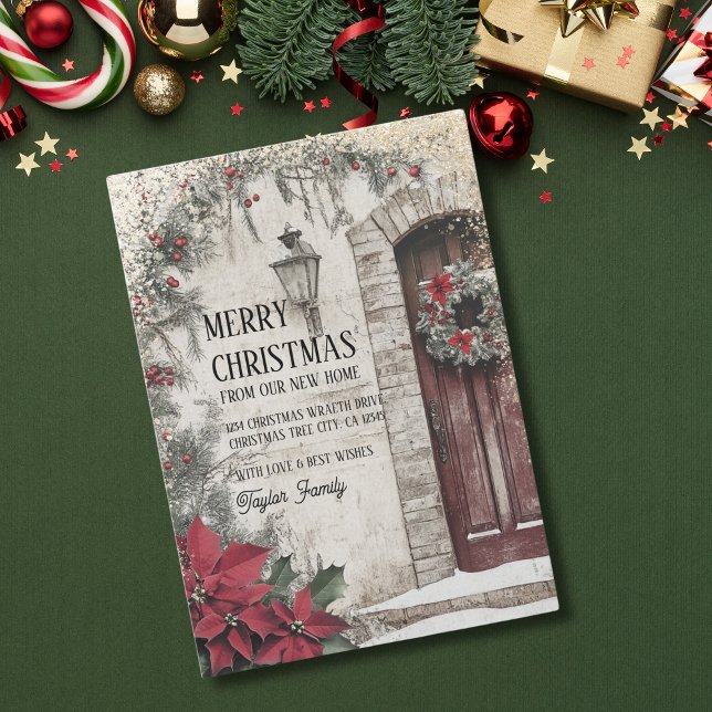 Anuncio Feliz Navidad desde la nueva guirnalda de la puert (Subido por el creador)