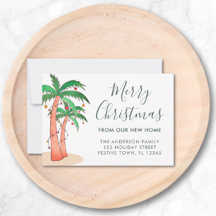 Anuncio Feliz Navidad desde nuestra nueva casa Palms Movin