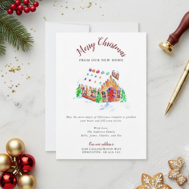 Anuncio Feliz Navidad desde nuestra nueva dirección A (Subido por el creador)