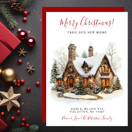 Anuncio Feliz Navidad Nueva Casa en Movimiento