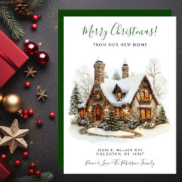 Anuncio Feliz Navidad Nueva Casa en Movimiento