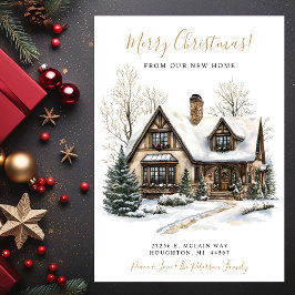 Anuncio Feliz Navidad Nueva Casa en Movimiento
