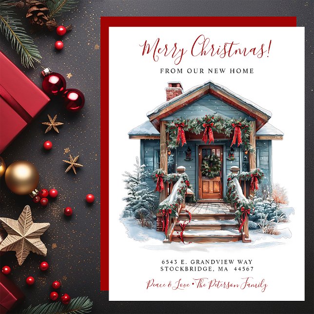 Anuncio Feliz Navidad Nueva Casa Frente Puerta Mudanza (Subido por el creador)