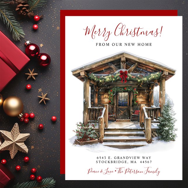 Anuncio Feliz Navidad Nueva Casa Frente Puerta Mudanza (Subido por el creador)