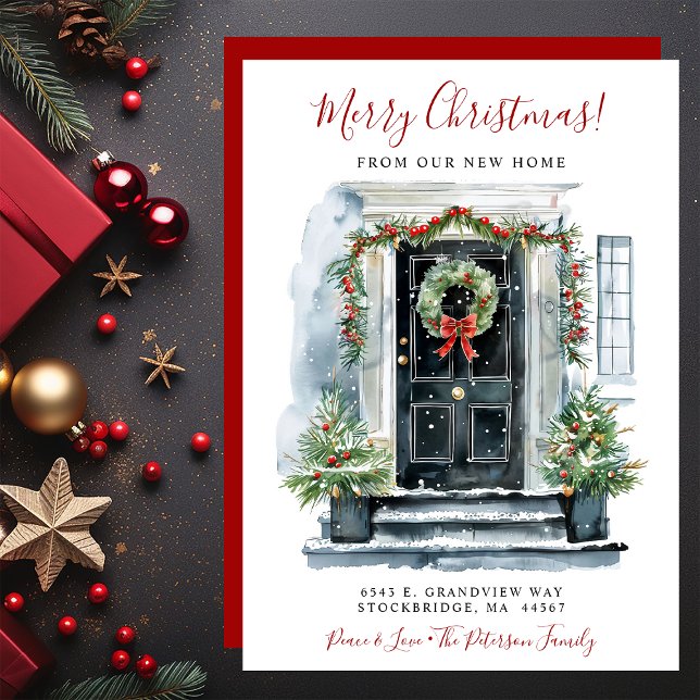 Anuncio Feliz Navidad Nueva Casa Frente Puerta Mudanza (Subido por el creador)