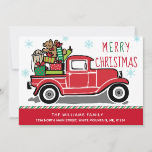 Anuncio Feliz Navidad Vintage Trucos en marcha