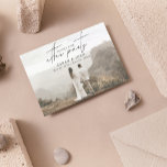 Anuncio Feliz Nunca Después De Fiesta 2 Foto<br><div class="desc">La elegancia se despliega con nuestra Feliz Invitación a la Boda 'Después del Fiesta' Celebra el comienzo de tu estilo para siempre e invita a tus seres queridos a continuar con las festividades con nuestras invitaciones caseras 'Feliz siempre después del Fiesta'. Diseñada para hacer eco de la alegría y la...</div>