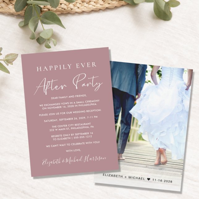 Anuncio Feliz Nunca Después De La Foto Fiesta Rosa Boda Po (Subido por el creador)